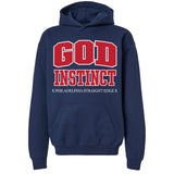 God Instinct "Varsity" Navy Pullover Hoodie (Pre-Order)