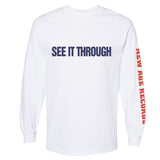 See It Through "Hear Me Out" White Long Sleeve Shirt (Pre-Order)