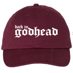 Back to Godhead Dad Hat in Maroon