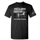 Wake of Humanity "Distress Signal" Black T-shirt (Pre-Order)