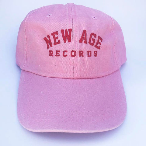 New Age Records College Dad Hat - Pink