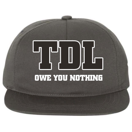 The Dividing Line "TDL" Snapback Hat - Grey