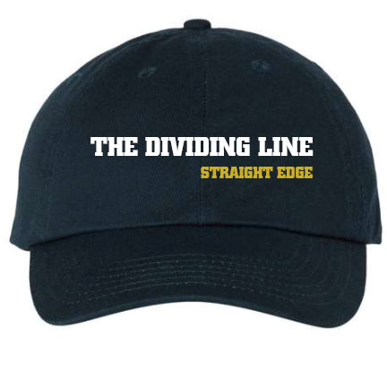 The Dividing Line "Straight Edge" Dad Hat - Navy