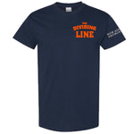 The Dividing Line "Straight Edge" tee shirt navy
