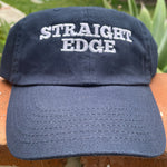Straight Edge Dad Hat - Navy Blue